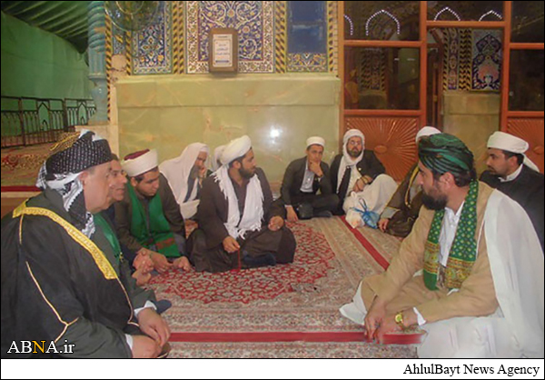 تشرف شیوخ قبایل نقشبندی به حرم امام حسین(ع) + عکس