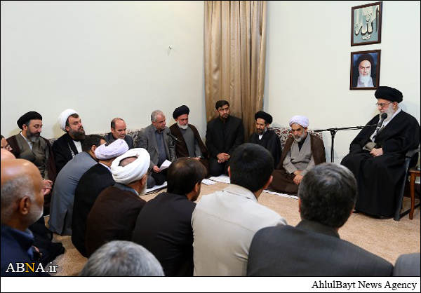 گزارش تصویری/ دیدار مسئولان و دست اندرکاران حج با رهبر انقلاب