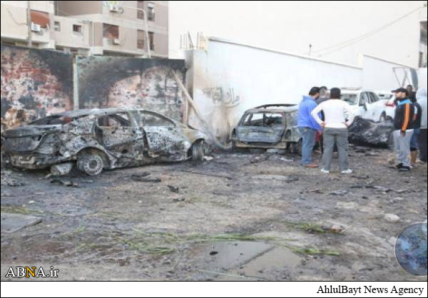 وقوع انفجار مقابل سفارت مصر و امارات در لیبی + تصاویر