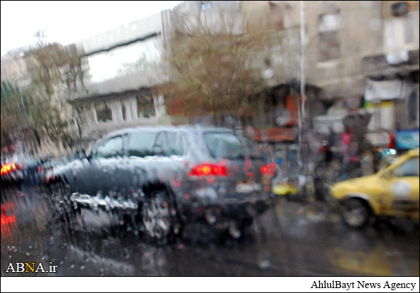 عکس خبری/ بارش باران در دمشق