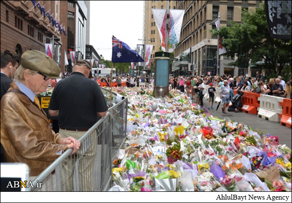 شرکت سفارت ایران در مراسم یادبود قربانیان حادثه گروگان‌گیری در سیدنی + عکس