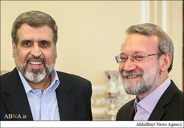  دکتر لاریجانی با دبیر کل جهاد اسلامی فلسطین دیدار کرد