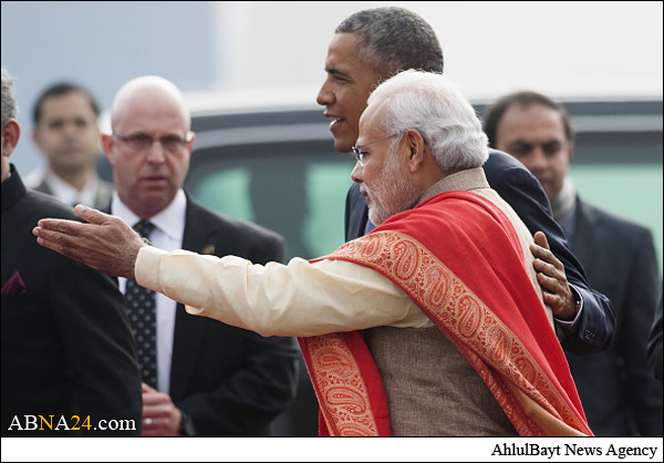 ورود اوباما به دهلی نو + عکس