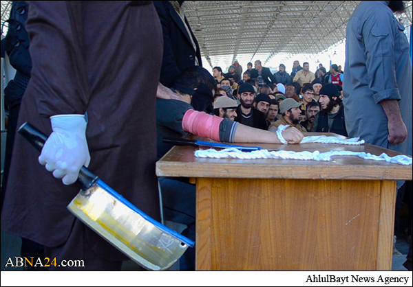 داعش دست سه عراقی را در نینوا قطع کرد + تصاویر