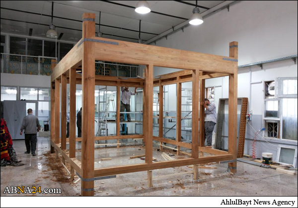  سازه چوبی ضریح جدید حرم حضرت عباس(ع) + تصاویر