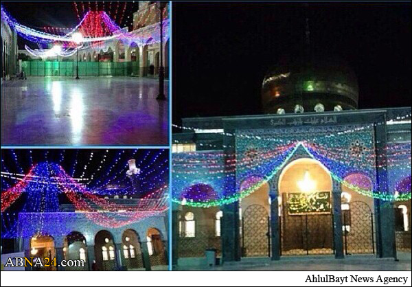 عکس/ آذین بندی حرم حضرت زینب(س)