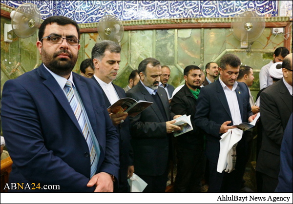 استاندار خراسان رضوى حرم امام علی(ع) را زیارت کرد + عکس
