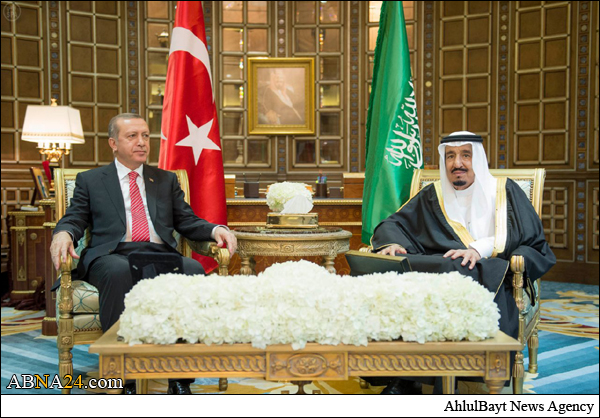 اردوغان با پادشاه عربستان درباره ایران و یمن گفتگو کرد + تصاویر