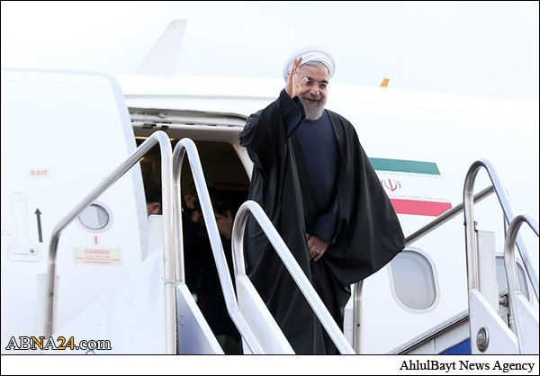 سفر رئیس جمهور به عشق آباد + تصاویر