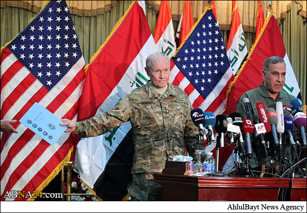 تمجید وزیر دفاع عراق از ایران در دیدار با وزیر دفاع آمریکا + تصاویر