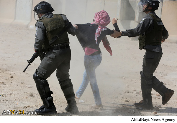 عکس خبری/ بازداشت دختر دانشجوی فلسطینی