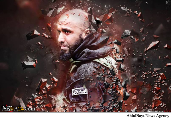 عکس/ بوسۀ فرمانده  گروه حشد شعبی به دست زخمی «ابوعزرائیل»