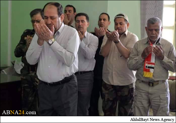 حضور نوری المالکی در مناطق عملیاتی/ نابودی داعش نزدیک است + تصاویر