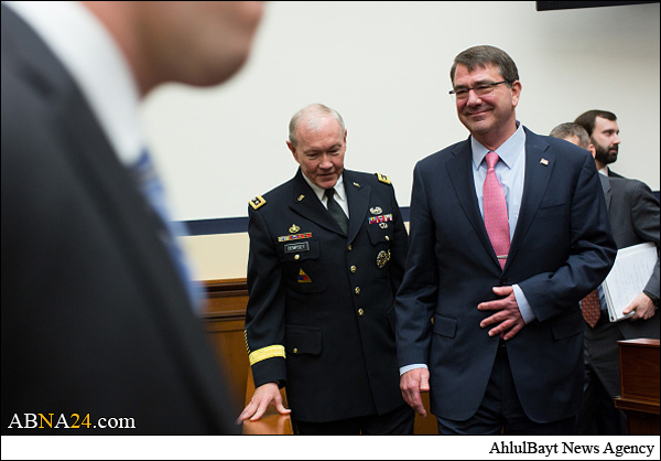 تلاش کارتر و دمپسی برای مداخله نظامی  ارتش آمریکا در عراق و سوریه + تصاویر