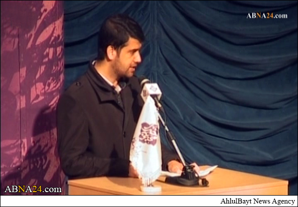 فیلم/ شعر خوانی شاعر پاکستانی در سوگواره شعر فاطمی