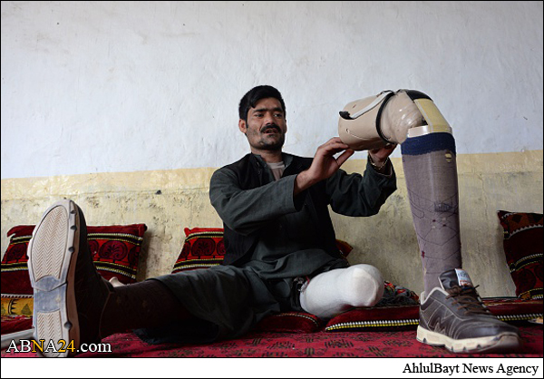 زندگی سرباز افغان پس از مجروح شدن در جنگ + تصاویر