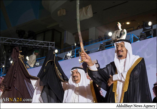 گزارش تصویری/ رقص شمشیر پادشاه خونریز رژیم سعودی