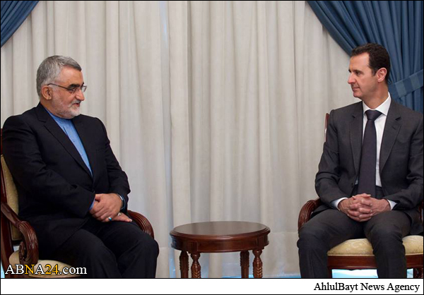 بروجردی با بشار اسد دیدار کرد + عکس