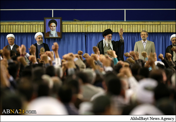  دیدار جمعی از مسئولان نظام و سفرای کشورهای اسلامی با رهبر انقلاب + خلاصه بیانات و تصاویر