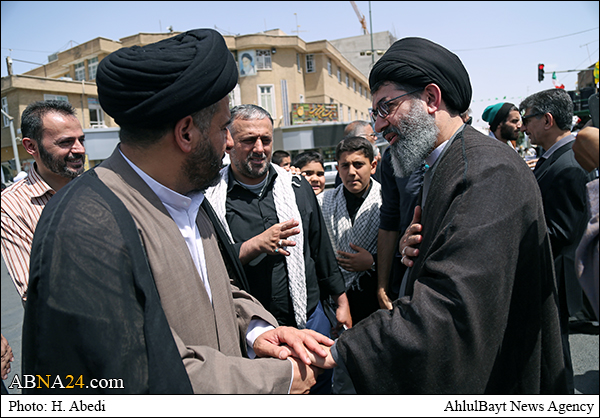 گزارش تصویری/ تشییع پیکر آیت الله آصفی در قم