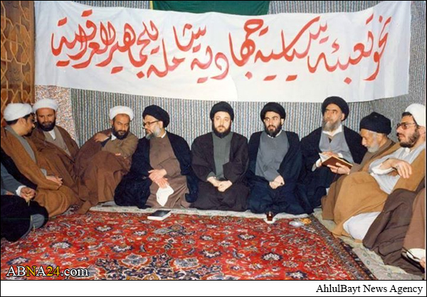 تصویری تاریخی از علامه آصفی(ره) در کنار علمای جهادی عراق