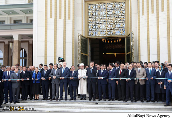 افتتاح مسجد کاخ بحث انگیز اردوغان + تصاویر