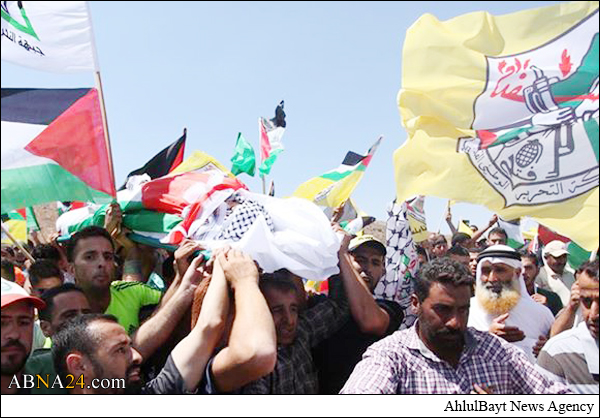 عکس خبری/ تشییع پیکر پدر شهید نوزاد فلسطینی