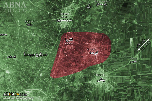 حملات شدید هوایی و زمینی تروریست‌ها به دو شهر شیعه نشین سوریه/  «فوعه» و «کفریا» سقوط نخواهد کرد