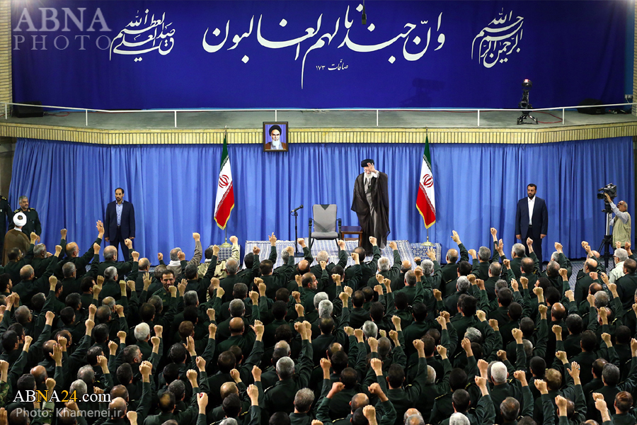  دیدار فرماندهان و کارکنان سپاه با رهبر معظم انقلاب + خلاصه بیانات و تصاویر