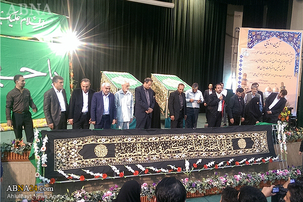 رونمایی از ۴ اثر نفیس اهدایی هنرمندان و متبرعان اصفهانی به اعتاب مقدسه + عکس