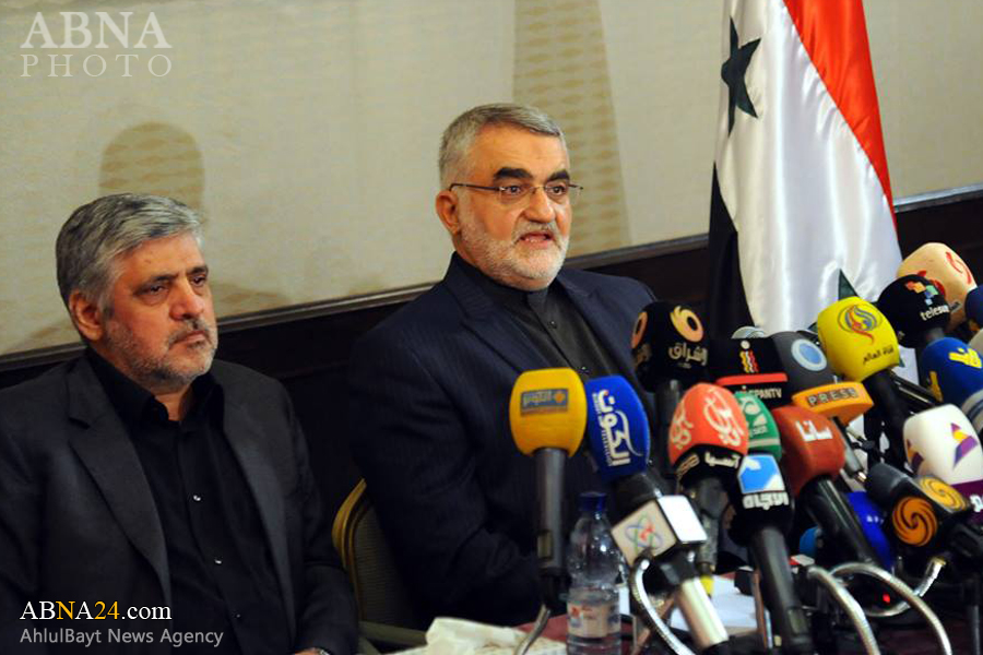 عکس خبری/ کنفرانس خبری رئیس کمیسیون امنیت ملی مجلس در دمشق