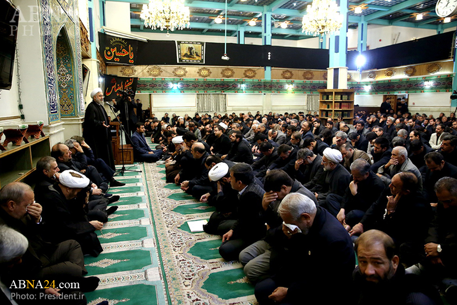 گزارش تصویری/ عزاداری حضرت اباعبدالله(ع) با حضور رئیس جمهور