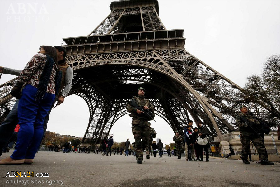 گزارش تصویری/ تدابیر شدید امنیتی در پاریس