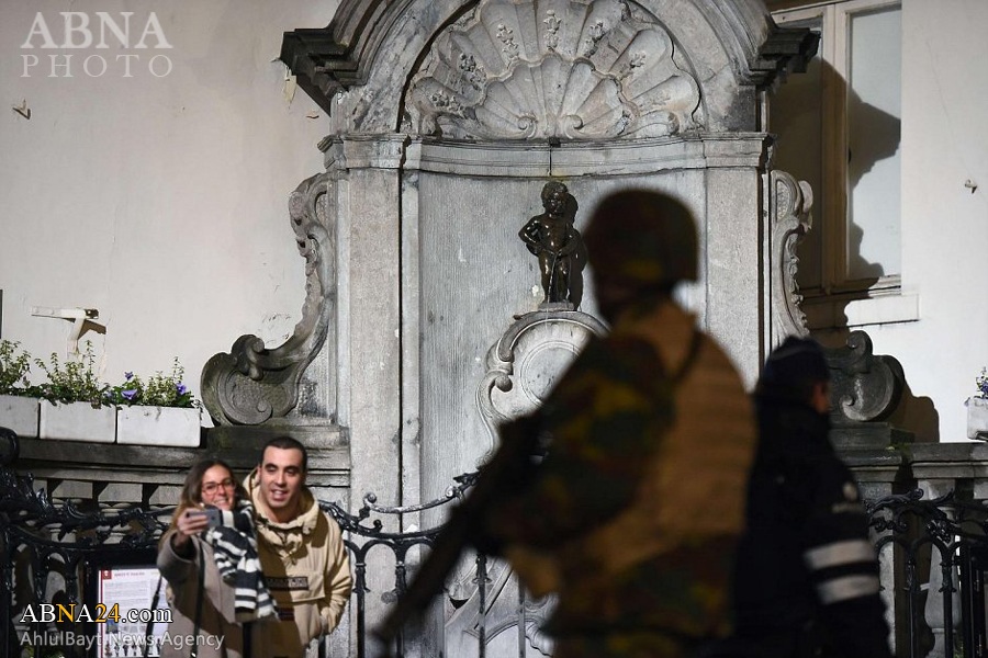 گزارش تصویری/ تدابیر شدید امنیتی در بلژیک