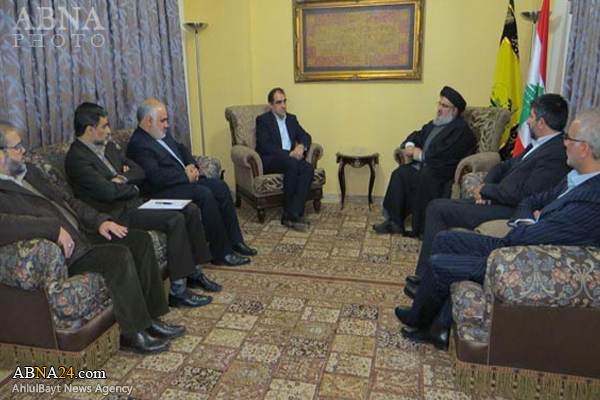 دیدار وزیر بهداشت با سید حسن نصرالله + عکس