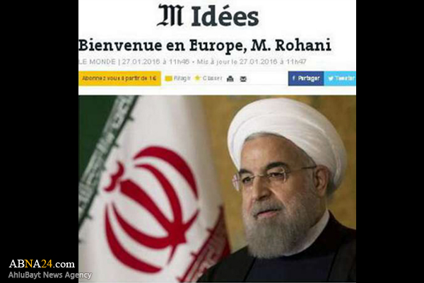 خوشامدگویی "لوموند" به رییس جمهوری ایران + عکس