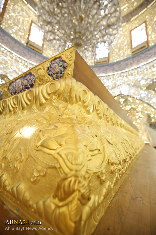 گزارش تصویری/ ادامه کار نصب ضریح جدید حضرت عباس(ع)