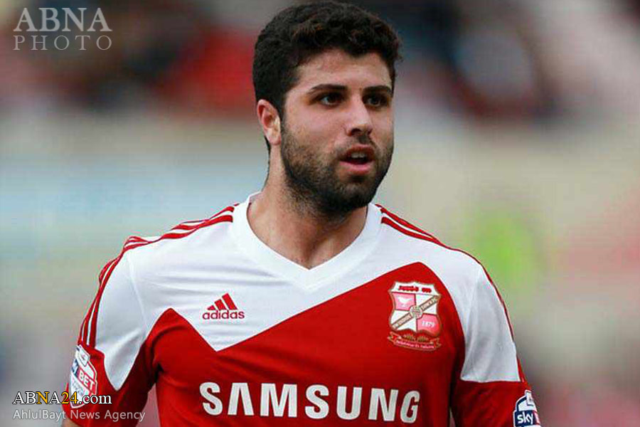 فوتبالیست مشهور به عیادت کودکان مجروح عراقی رفت + عکس