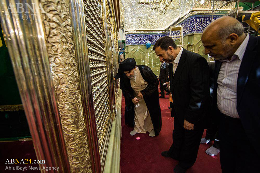 عکس خبری/ مراحل نصب ضریح جدید حضرت عباس(ع)