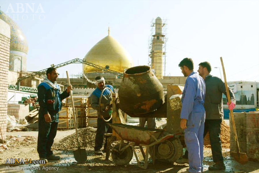 عکس خبری/ ادامه طرح بازسازی حرم امامین عسکریین(ع)