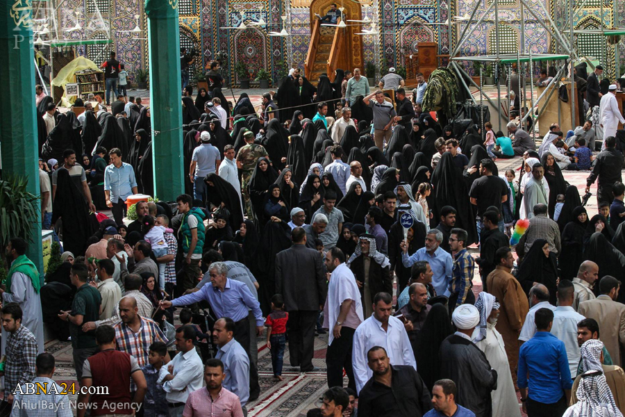 عکس خبری/ حضور پرشور زائرین در حرم امامین عسکریین(ع)