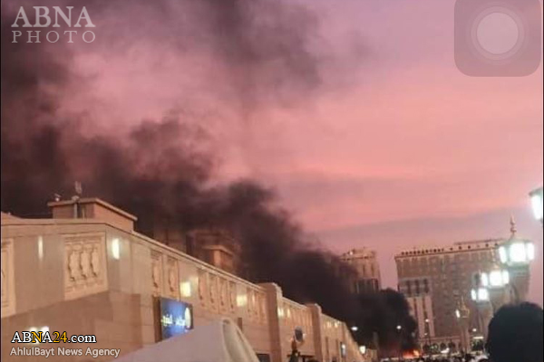 فیلم/ انفجار انتحاری در نزدیکی حرم نبوی در مدینه منوره