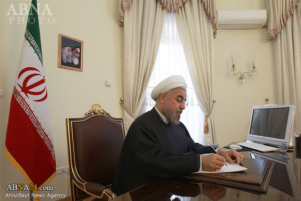 دکتر روحانی درگذشت پدر شهیدان بی‌غم را تسلیت گفت