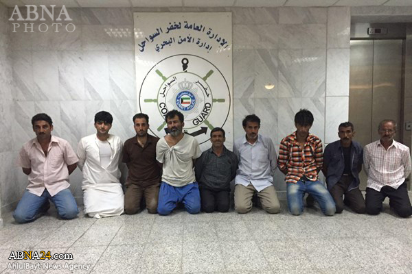 بازداشت ۱۰ ایرانی توسط گارد ساحلی کویت + عکس