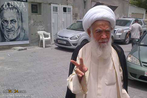 احضار روحانی برجسته بحرینی به مرکز پلیس ستره + عکس