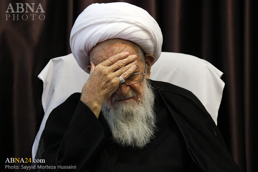 مراسم عزاداری شهادت امام حسن عسکری(ع) در دفتر آیت الله صافی گلپایگانی برگزار می‌شود
