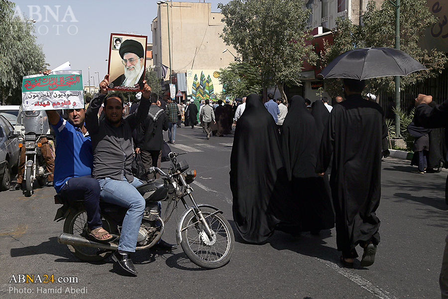 گزارش تصویری/ راهپیمایی مردم قم در محکومیت جنایات آل‌سعود و آل‌خلیفه