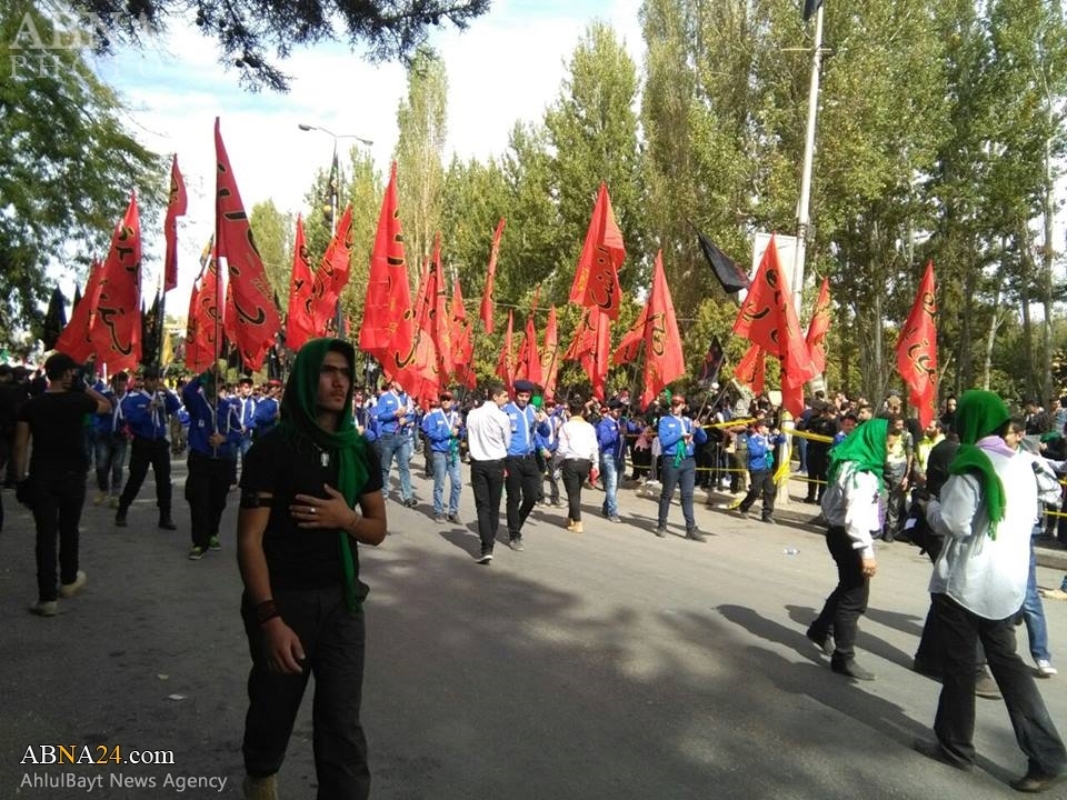 گزارش تصویری/ راهپیمایی عاشورایی مردم شهر بعلبک لبنان