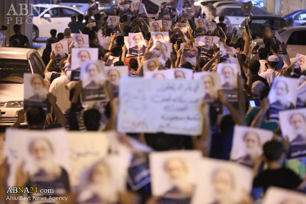 ادامه تجمع مردم بحرین در حمایت از آیت‌الله عیسی قاسم + تصاویر