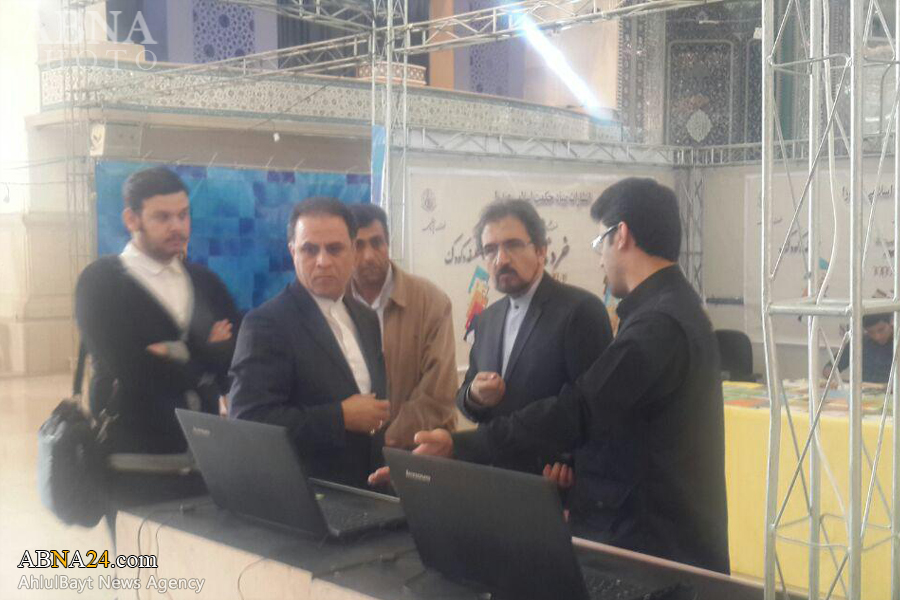 حضور سخنگوی وزارت خارجه در غرفه خبرگزاری ابنا + عکس